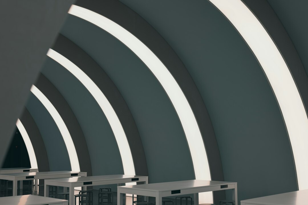futuristic technology office